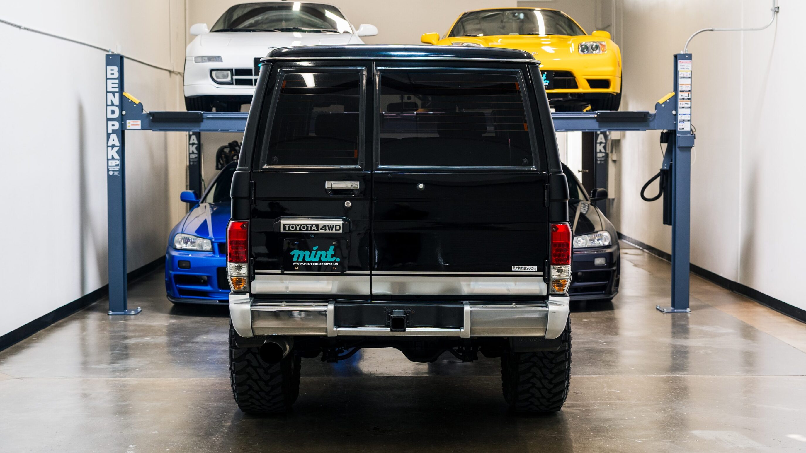 
								1993 Toyota Land Cruiser H/T KZJ78 Black full									