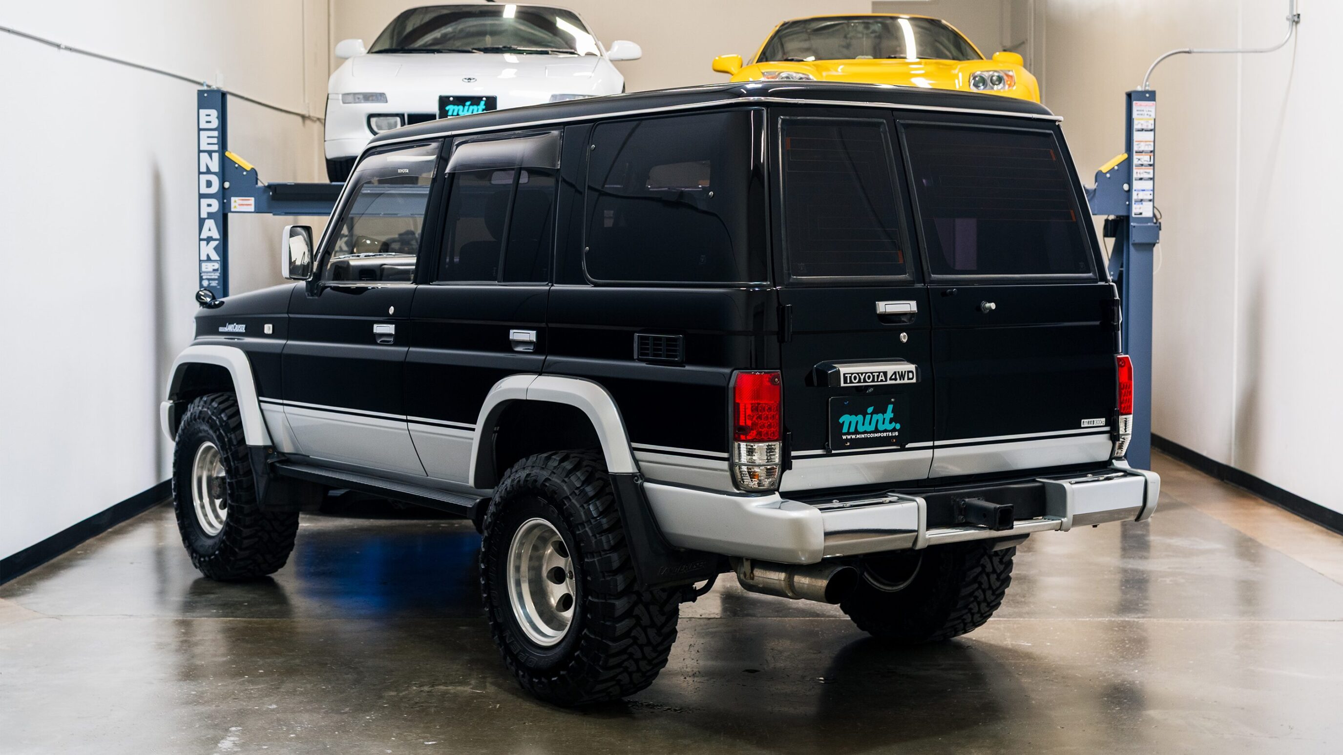 
								1993 Toyota Land Cruiser H/T KZJ78 Black full									