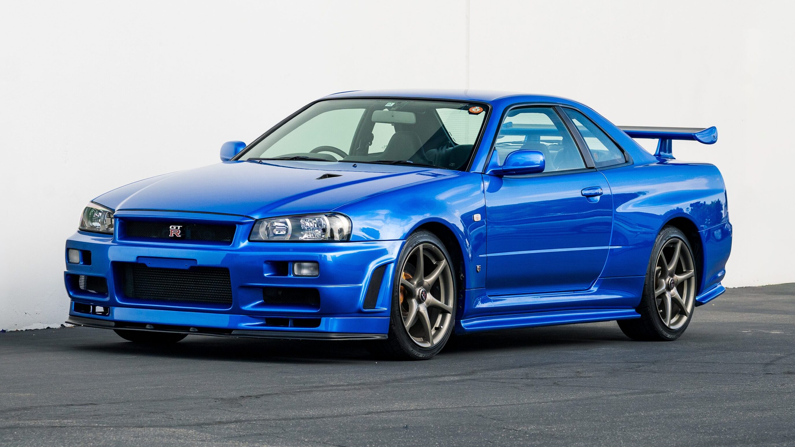 
								1999 Nissan Skyline GTR (BNR34) V-Spec Bayside Blue full									