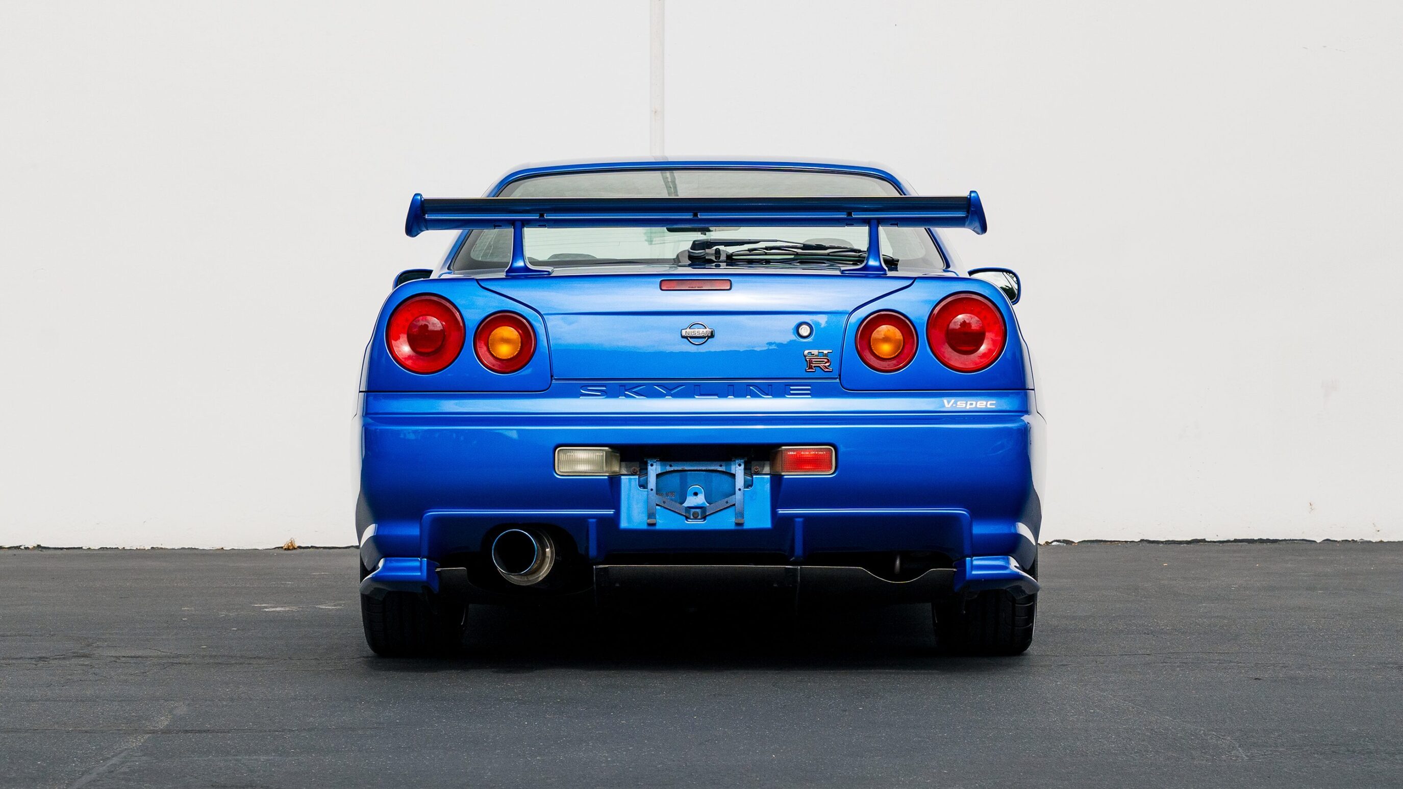 
								1999 Nissan Skyline GTR (BNR34) V-Spec Bayside Blue full									