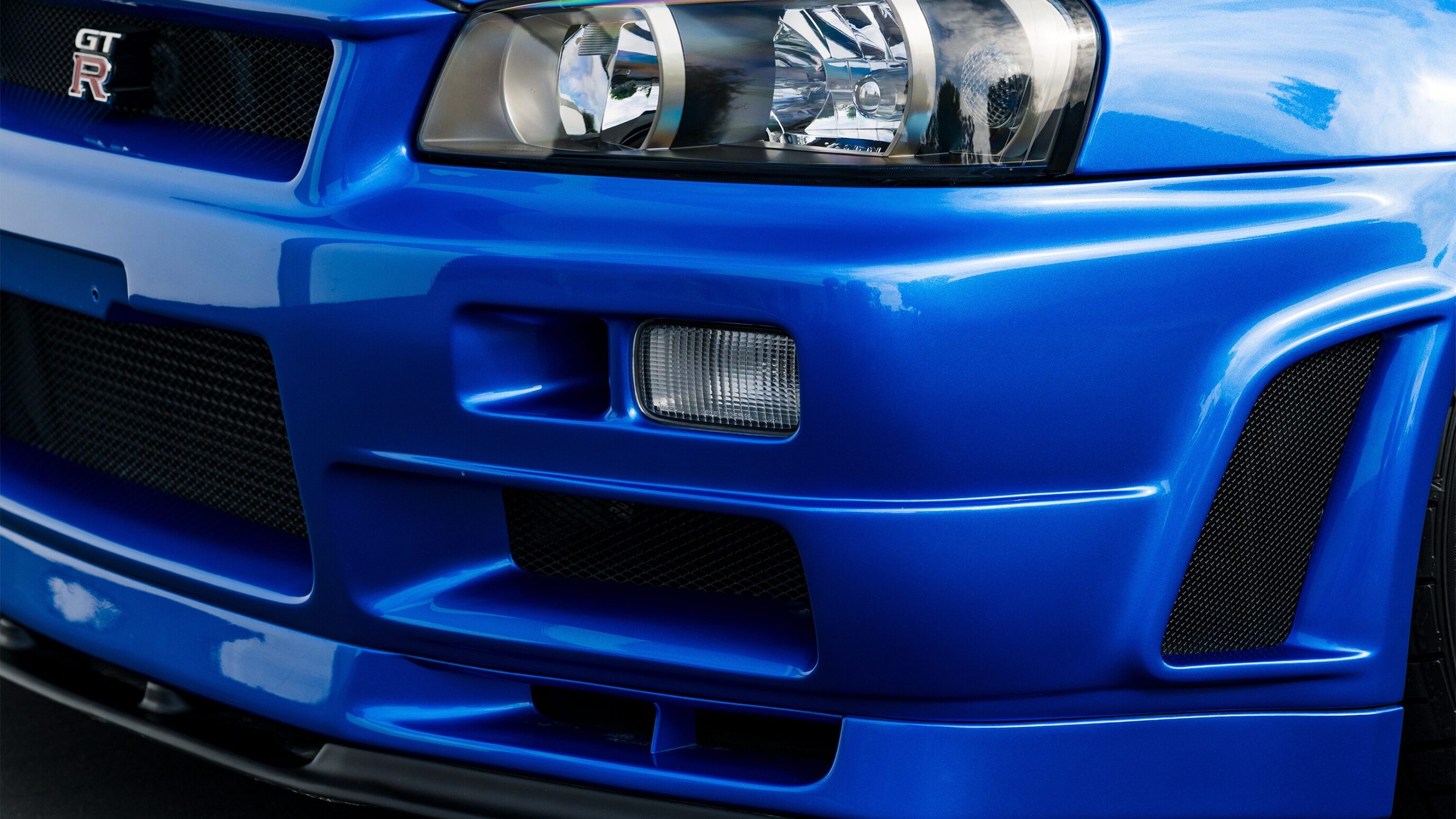 
								1999 Nissan Skyline GTR (BNR34) V-Spec Bayside Blue full									
