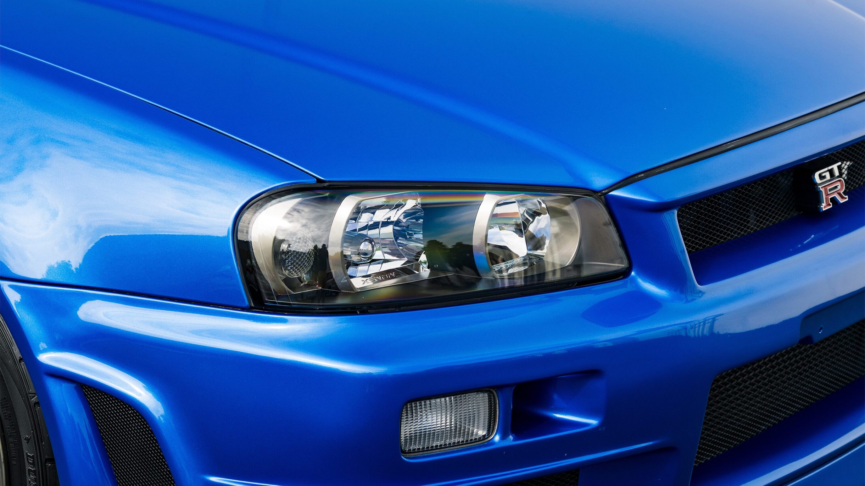 
								1999 Nissan Skyline GTR (BNR34) V-Spec Bayside Blue full									