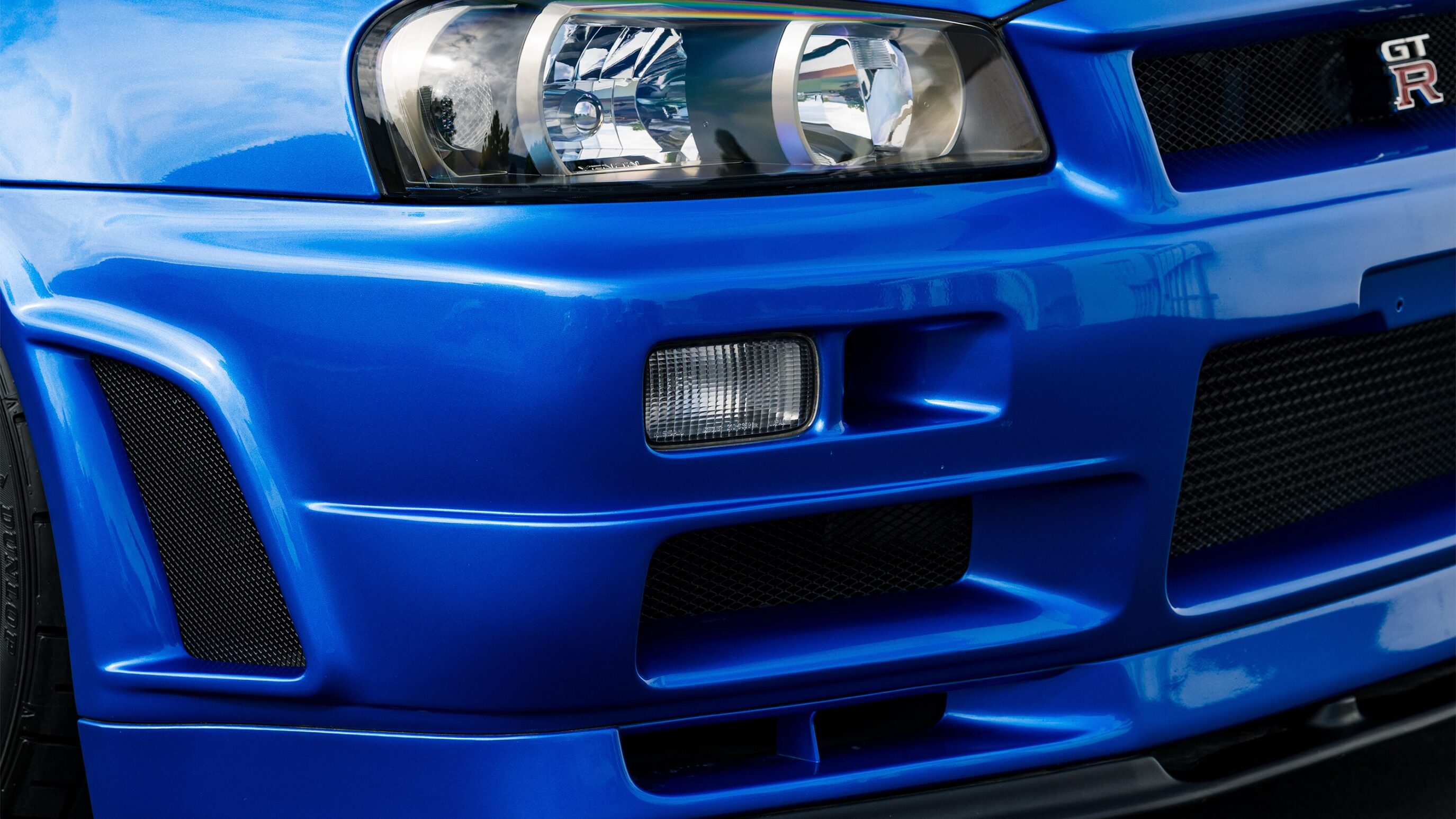 
								1999 Nissan Skyline GTR (BNR34) V-Spec Bayside Blue full									