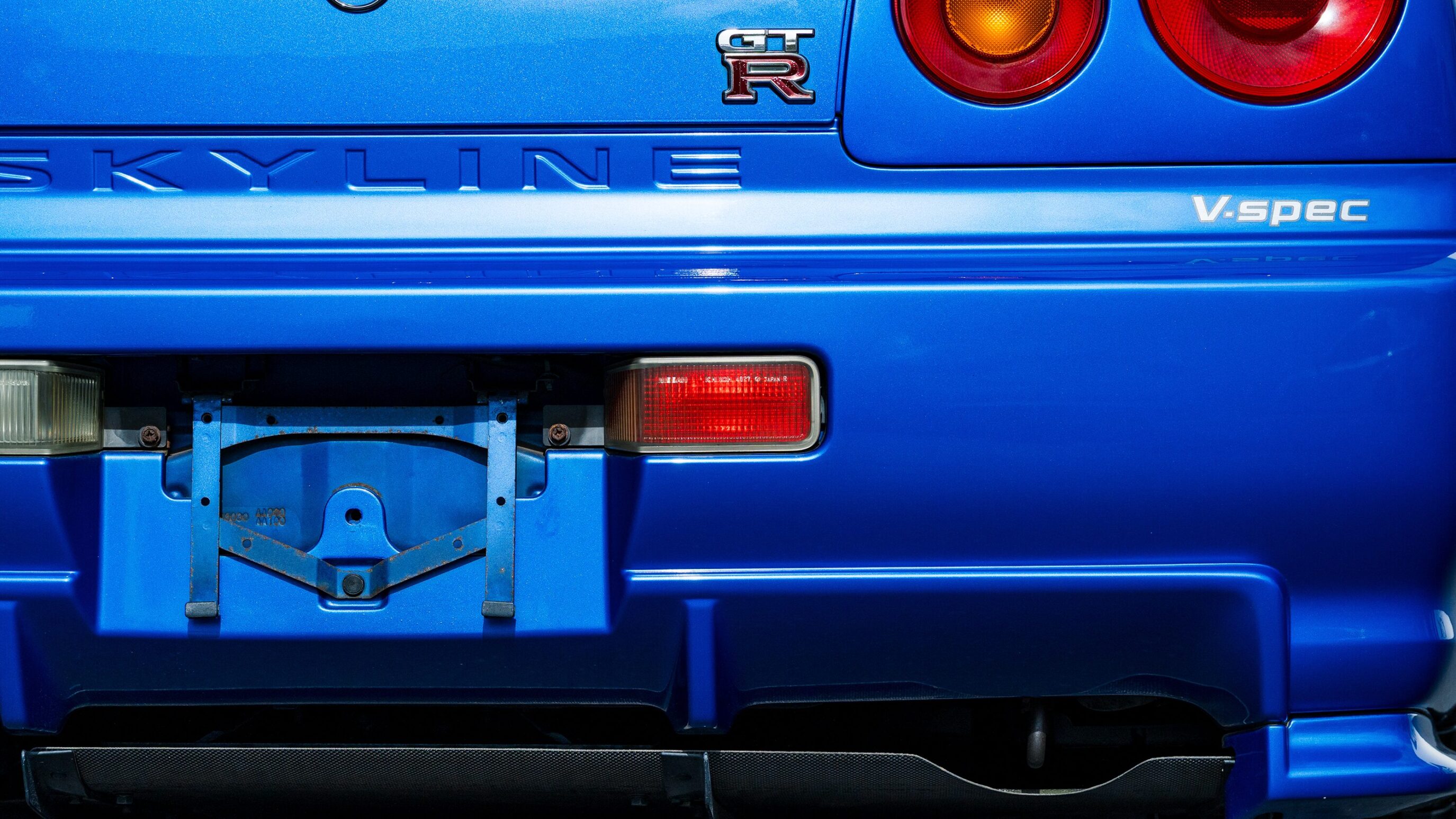 
								1999 Nissan Skyline GTR (BNR34) V-Spec Bayside Blue full									